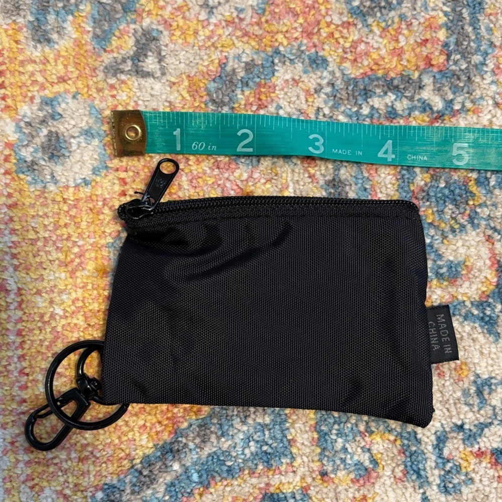 Vintage 90s Chisco small zip travel wallet with key ring and hook - Picture 3 of 5